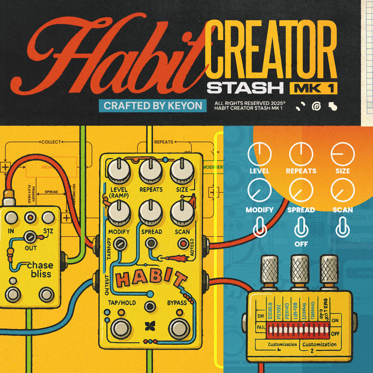 habit pedal Creator Stash MKI Größe:one size Supersuper Cooper Bamboo 14-Zoll-Mädchenfahrrad No Boxing No Life Canelo Edition or alongside the present